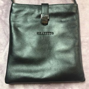 Thansuda soft black leather mini bag